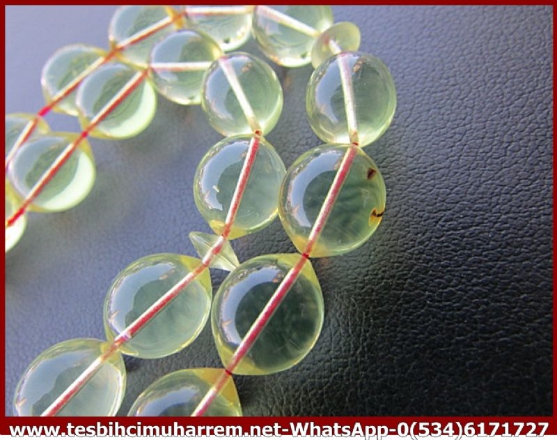 HAS DAMLA KEHRİBAR TESBİH 9*11 mm NATUREL HÜRKAN