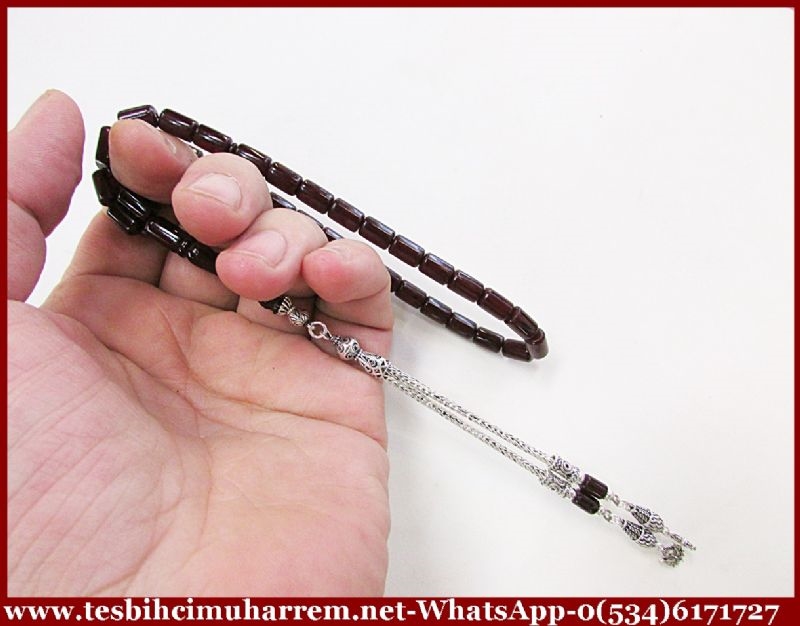 SIKMA KEHRİBAR TESBİH 6.5x9.5 mm ESKİTME AB-ENDAM VİŞN-AB