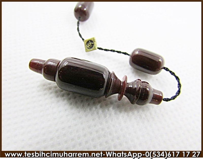 Katalin tesbih 8,5*13 mm Bitter Chocolate