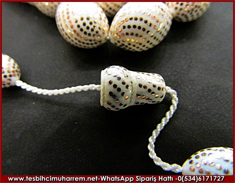 Ivory Rosary 11*16 mm Tesbihlerin Efendisi