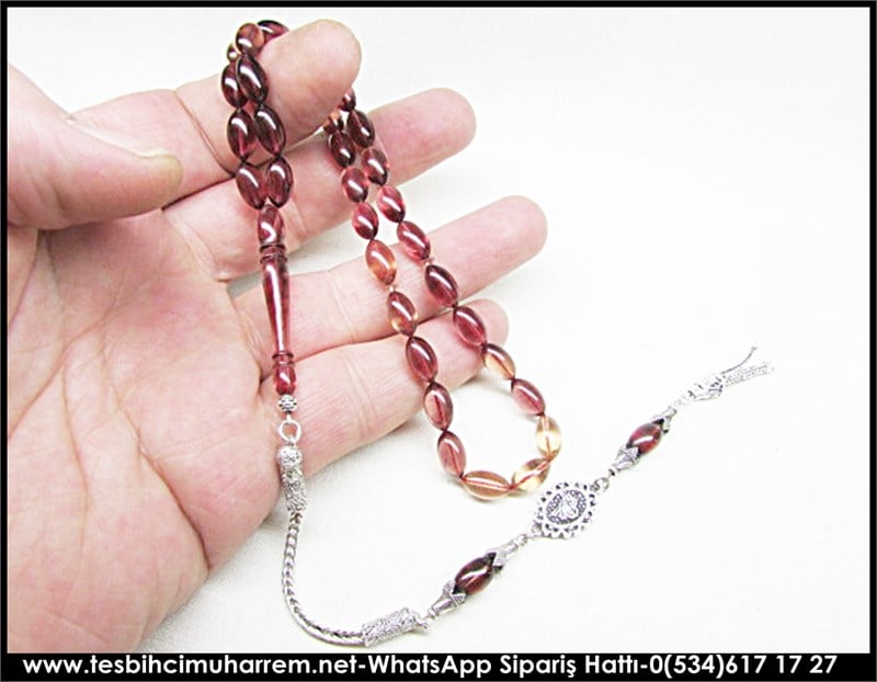 Uzun Kamçılı Sıkma Kehribar Tesbih 6,5*12 mm Rüyalar Gerçek Olsa 