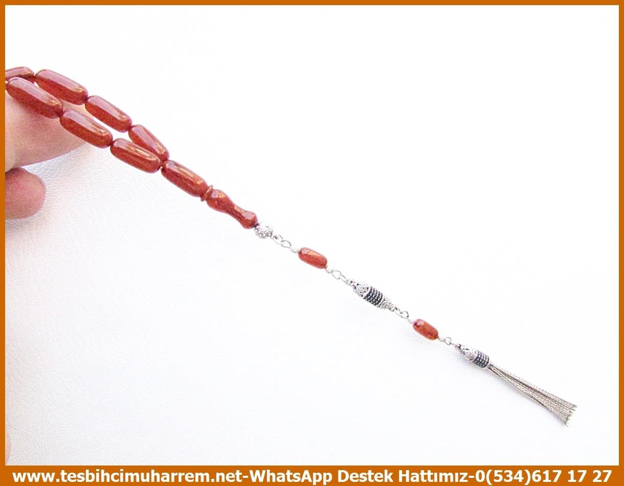 Osmanlı Benzetme Eskitme Eski Usül TesbihlerTM13941Düzgün Baba İmzalı ''Kısmet'' Tesbih – Kahverengi Sıkma Kehribar, Kapsül Kesim, Eski Usül Gümüş Püskül El Yapımı TasarımTespihTespih Sıkma Kehribar I Eski Usül Gümüş Püskül Kapsül Kesim Kahve Kısmet Tesbih 