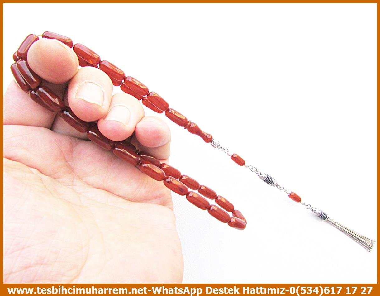 Osmanlı Benzetme Eskitme Eski Usül TesbihlerTM13941Düzgün Baba İmzalı ''Kısmet'' Tesbih – Kahverengi Sıkma Kehribar, Kapsül Kesim, Eski Usül Gümüş Püskül El Yapımı TasarımTespihTespih Sıkma Kehribar I Eski Usül Gümüş Püskül Kapsül Kesim Kahve Kısmet Tesbih 