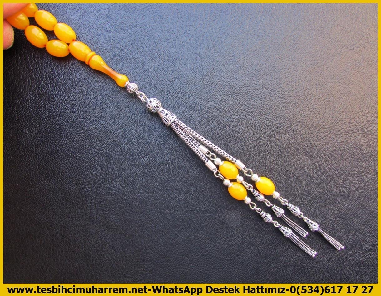 Kayısı Kehribar TesbihlerTM13836Düzgün Baba Usta Dizayn Tespih | Sıkma Kehribar, Limoni Renk, Özel Gümüş Püskül – “Yaz Aşkım” Tesbih Tespih Sıkma Kehribar l Özel Gümüş Tasarım Limoni Yaz Aşkım Tesbih