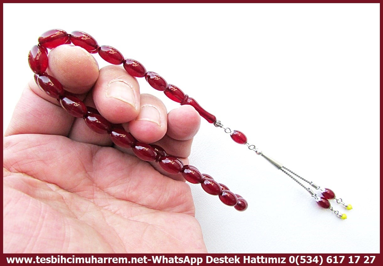 Bordo Kehribar TesbihlerTM14445Düzgün Baba Usta DizaynBordo Renk Sıkma Kehribar Tesbih I Full Gümüş Püskül Badem Kesim Ceyhan TesbihBordo Renk Sıkma Kehribar Tesbih I Full Gümüş Püskül Badem Kesim Ceyhan Tesbih