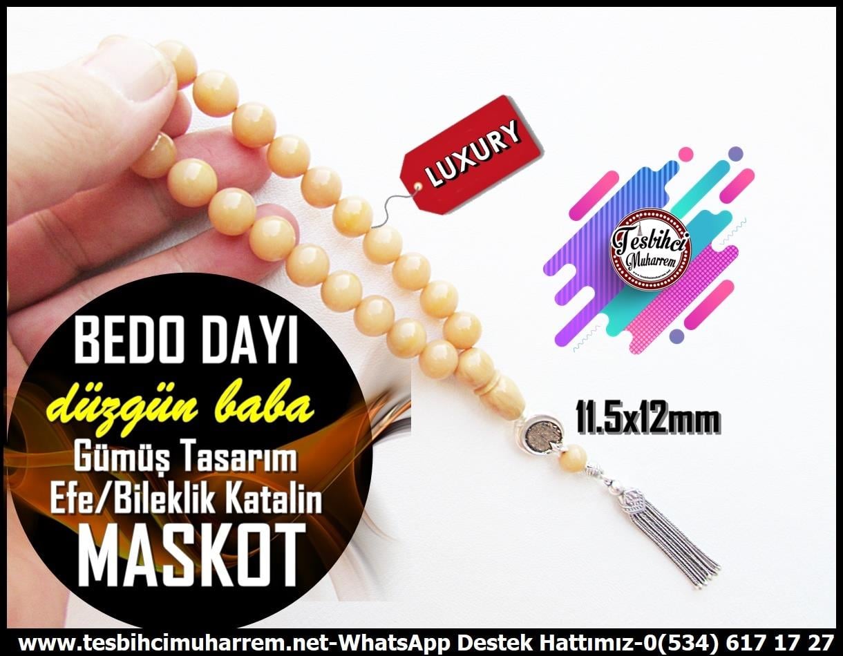 Maskot,Bileklik,Can-ı Gönül TesbihlerTM13361Düzgün Baba Usta El İşçiliği Tespih Maskot | Efe Bileklik Model, Gümüş Püsküllü, Katalin 