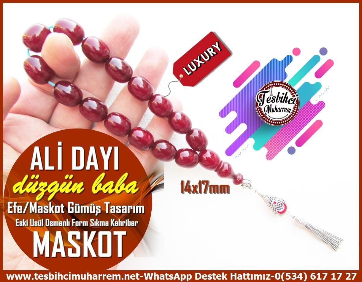 Maskot,Bileklik,Can-ı Gönül TesbihlerTM13362Düzgün Baba Usta El İşçiliği Tespih Maskot | Efe Bileklik Model, Gümüş Püsküllü, Eski Usül Osmanlı Form, Sıkma Kehribar 