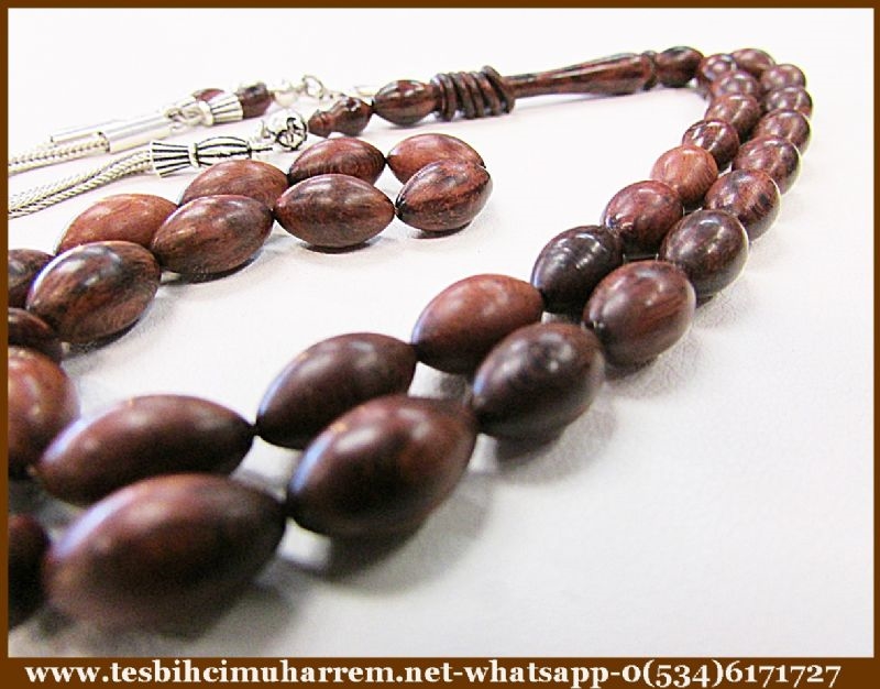 YILAN AĞACI TESBİH 7x11.5 mm NATUREL SNAKEWOOD