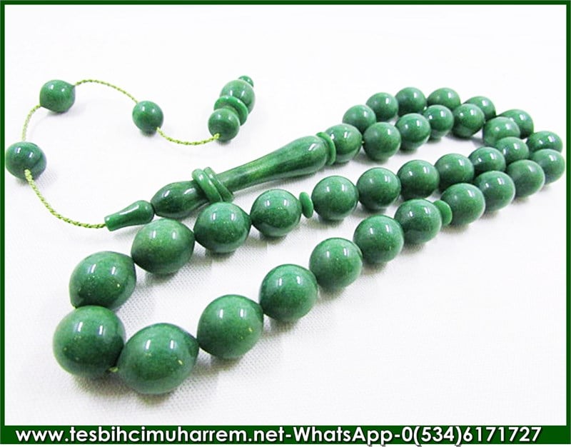 ESKİ KATALİN TESBİH 11,5*14 mm YILDIZ SIRLI YILDIZLARDA KAYAR