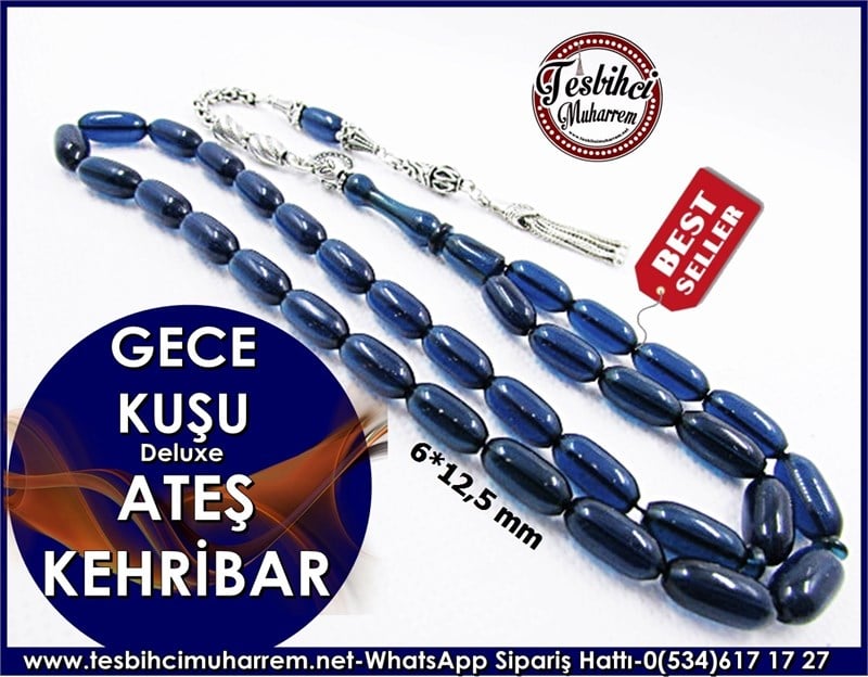 Ateş Kehribar 6*12,5 mm Gece Kuşu