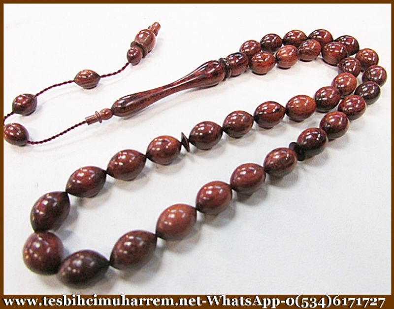YILAN AĞACI TESBİH 9x12 mm SNAKE WOOD