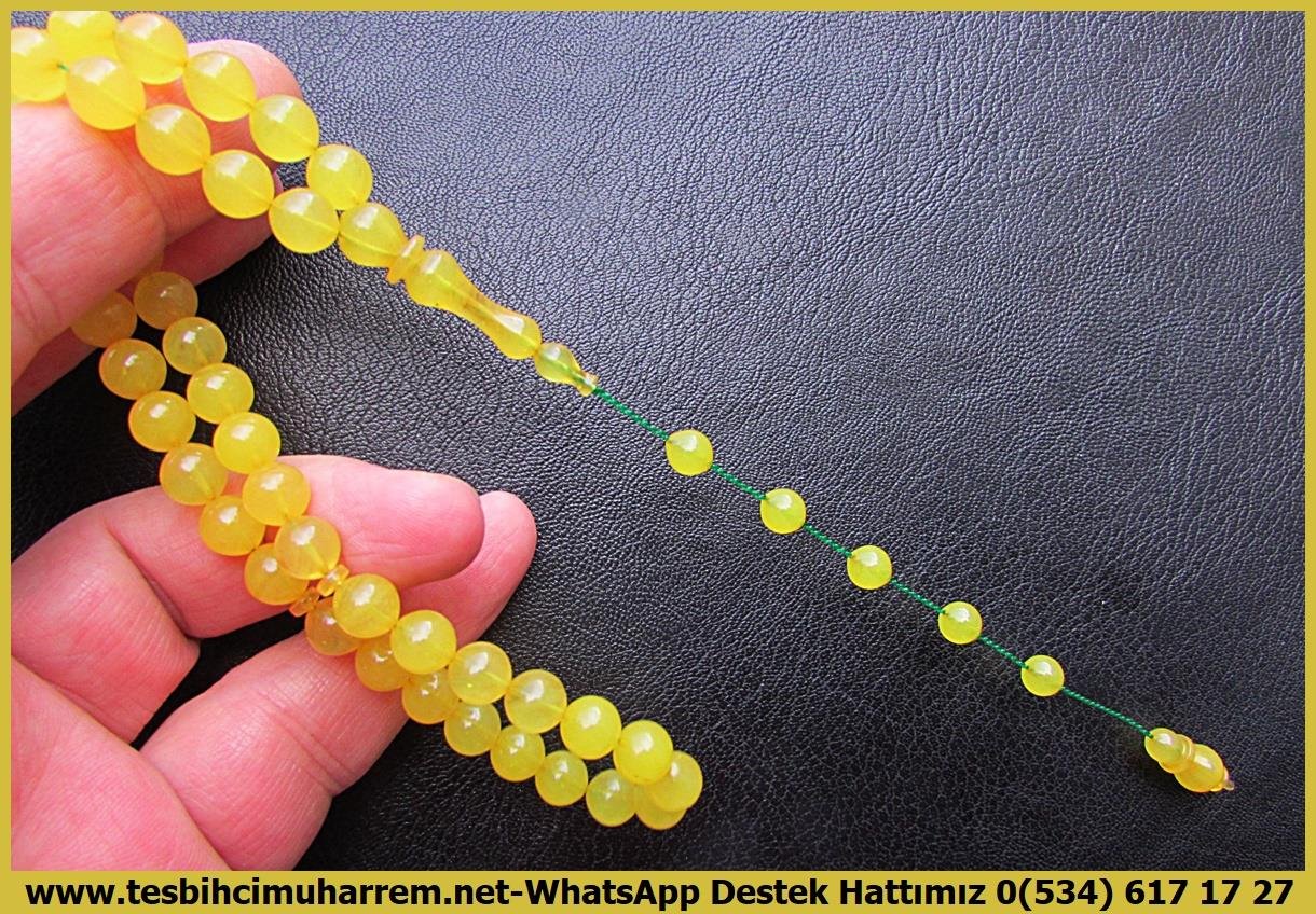 Sarı Ton TesbihlerTM14045Emre Ersöz Usta İmzalı 45’lik Sıkma Kehribar Tespih | Limon Sarısı Şalgami Kasımpatı Tesbih Koleksiyonluk Özel Tasarım TesbihTespih 45'lik Sıkma Kehribar I Limon Sarısı Şalgami Kasımpatı Tesbih