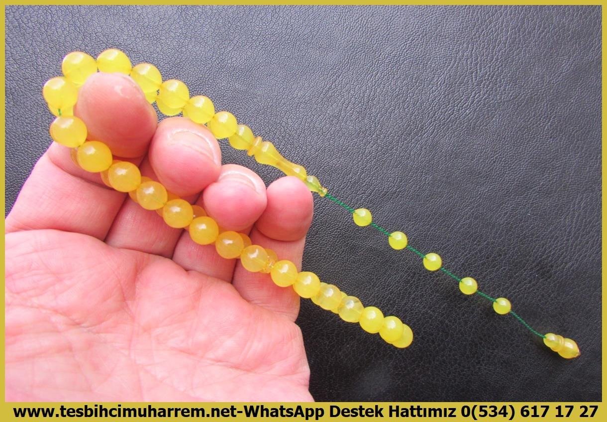 Sarı Ton TesbihlerTM14045Emre Ersöz Usta İmzalı 45’lik Sıkma Kehribar Tespih | Limon Sarısı Şalgami Kasımpatı Tesbih Koleksiyonluk Özel Tasarım TesbihTespih 45'lik Sıkma Kehribar I Limon Sarısı Şalgami Kasımpatı Tesbih