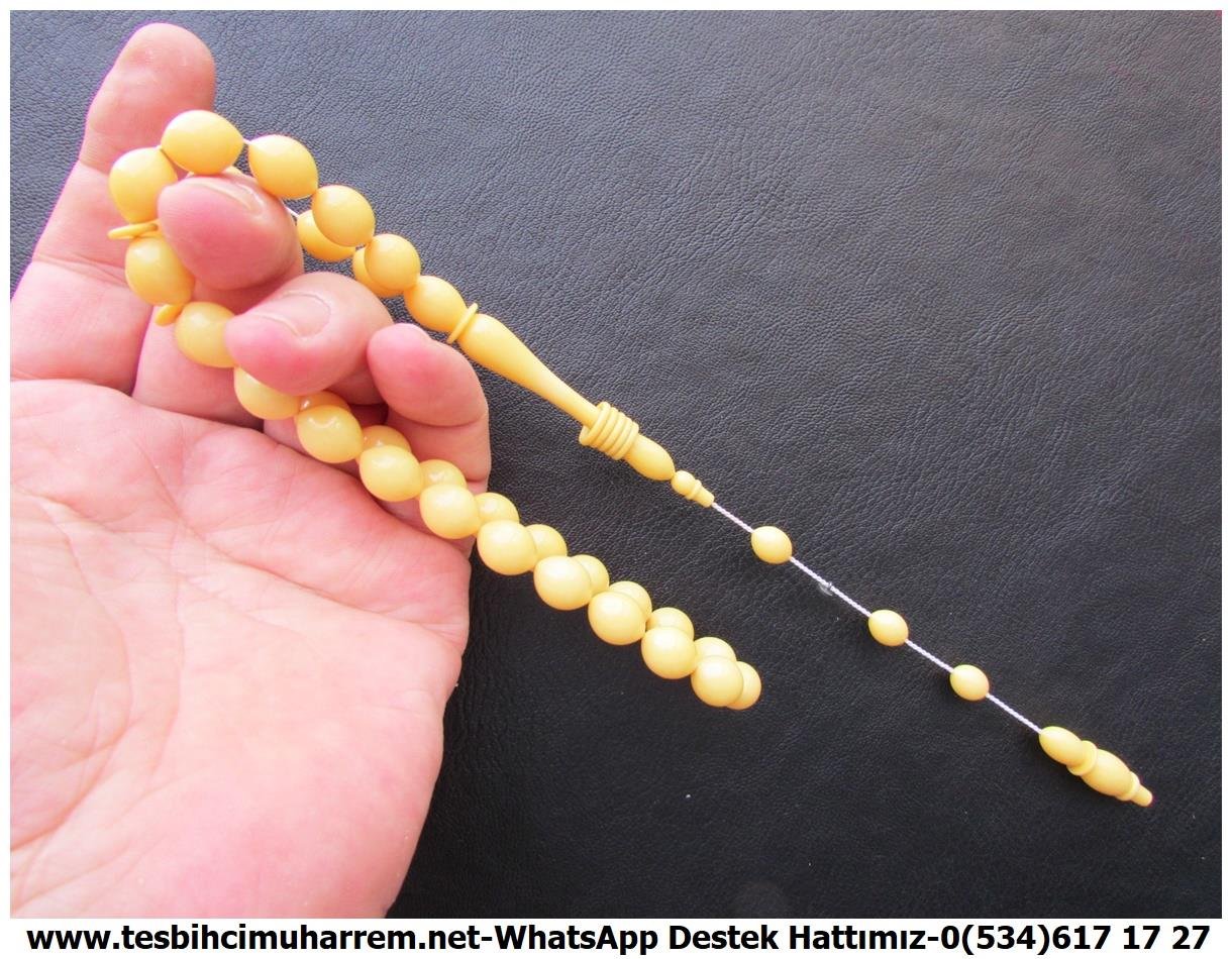Katalin Ve Bağa TesbihlerTM13278Emre Gürbüz Usta El İşçiliği Katalin Tesbih | Beyzi Kesim Krem Beyaz Sığırcık Kesim Halkalı Şeker TesbihTespih Katalin I Beyzi Kesim Krem Beyaz Eski Objeden Halkalı Şeker Tesbih 