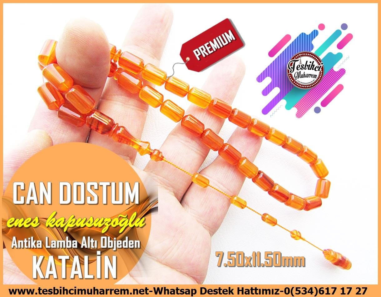 Katalin Ve Bağa TesbihlerTM13439Enes Kapusuzoğlu Usta Üst Düzey El İşçiliği Tespih | Lamba Altı Obje Katalin, Premium Çalışma, Antika Malzeme 