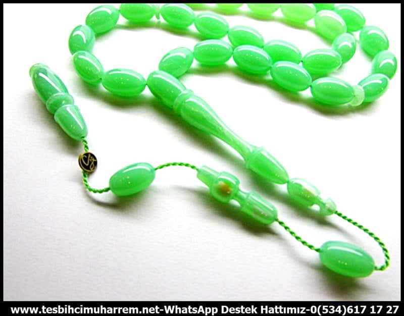 Eski Alman Çatal Takımından Yeşil Katalin Tesbih Antika Günleri