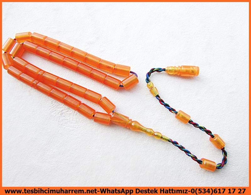 Kayısı Kehribar TesbihlerTM12354Eski Usül Osmanlı Form Çubuk Lux Sıkma Kehribar Tesbih Aybars Eski Usül Osmanlı Form Çubuk Lux Sıkma Kehribar Tesbih Aybars 