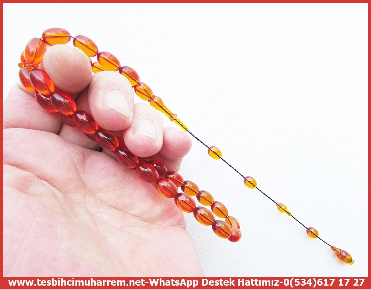 Zar Kehribar TesbihTM13831Eyüp Arslan Usta El İşçiliği Tespih | Zar Kehribar, Eski Alman, Beyzi Kesim, Çay Rengi – “Kurban” TesbihTespih Zar Kehribar l Eski Alman Beyzi Çay Rengi Kurban Tesbih