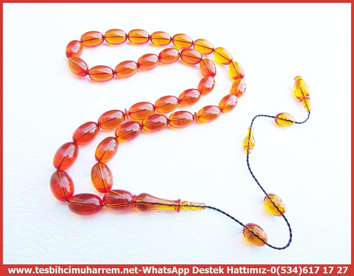 Zar Kehribar TesbihTM13831Eyüp Arslan Usta El İşçiliği Tespih | Zar Kehribar, Eski Alman, Beyzi Kesim, Çay Rengi – “Kurban” TesbihTespih Zar Kehribar l Eski Alman Beyzi Çay Rengi Kurban Tesbih