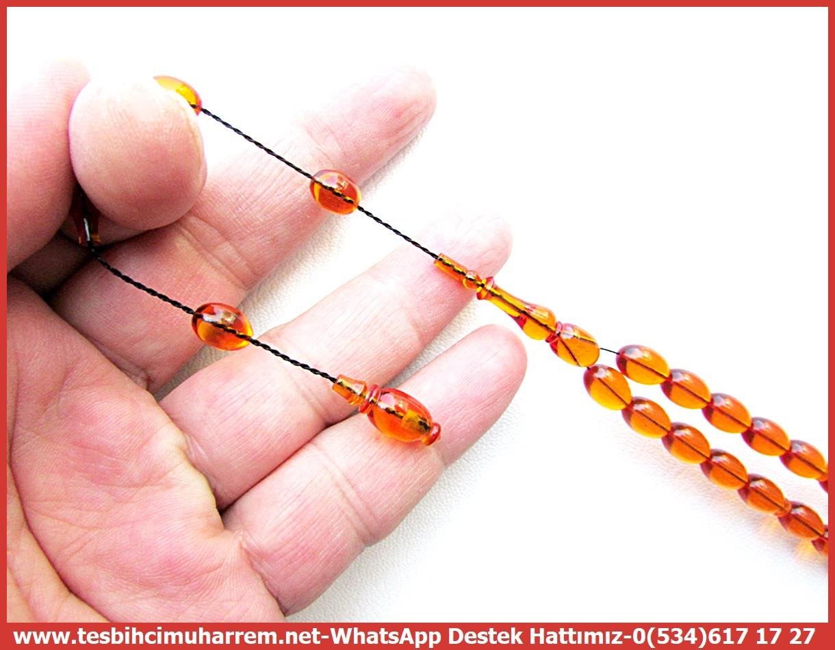 Zar Kehribar TesbihTM13831Eyüp Arslan Usta El İşçiliği Tespih | Zar Kehribar, Eski Alman, Beyzi Kesim, Çay Rengi – “Kurban” TesbihTespih Zar Kehribar l Eski Alman Beyzi Çay Rengi Kurban Tesbih
