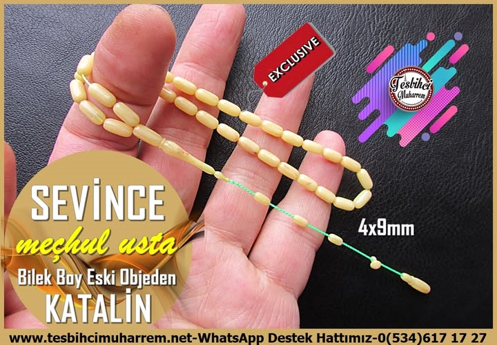 Katalin Ve Bağa TesbihlerTM14155Eyüp Sabri  Keskinkaya Usta Yapımı Tespih Çıtır Katalin I İnce Kapsül Kesim Bilek Boy Eski Objeden Sevince TesbihTespih Çıtır Katalin  I İnce Kapsül Kesim Bilek Boy Eski Objeden Sevince Tesbih 