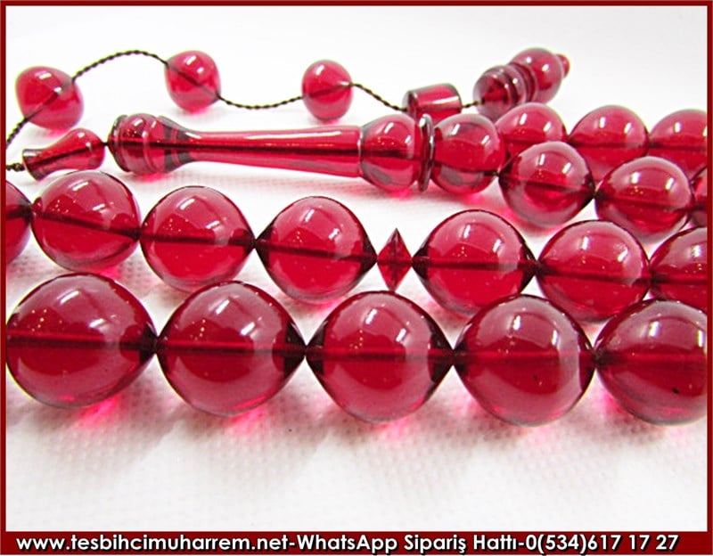 Ateş Kehribar Tesbih 15*17 mm Battal Gazinin Oğlu