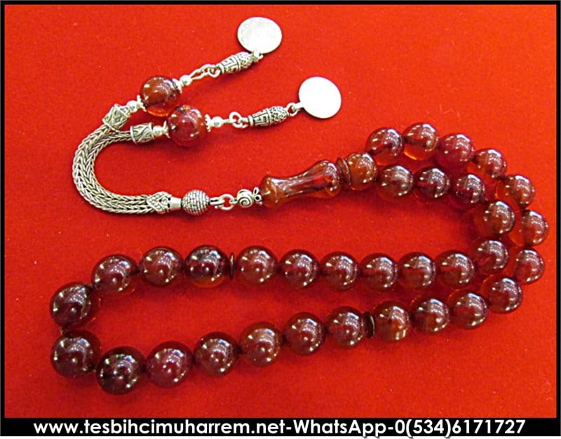 SIKMA KEHRİBAR TESBİH 11,5x11,5 mm ESKİ USÜL BALCI HALİL