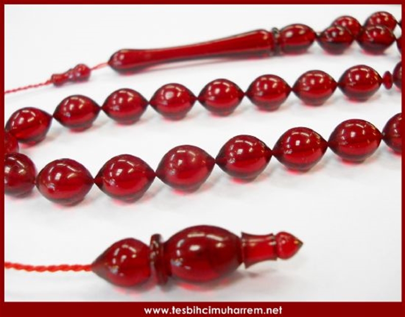 8X11 mm TESBİH-ÜL ATEŞ-İ BAR KEHRİBAR TESBİH