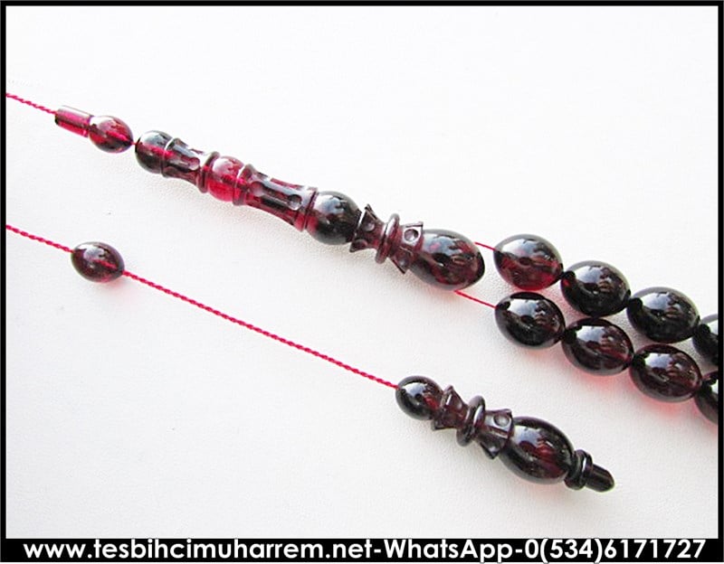 SIKMA KEHRİBAR TESBİH 9,5*12,5 mm  A KUZUM