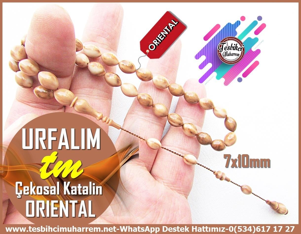 Katalin Ve Bağa TesbihlerTM13812Fevzi Kurtuluş Usta El İşçiliği Tespih | Katalin, Mavi Renk, Damarlı, Beyzi Kesim, “Oriental Firuze” TesbihTespih Oriental Katalin l Çekosal Beyzi Kesim Urfalım Tesbih