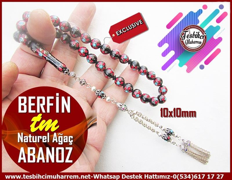 Abanoz Ağacı TesbihlerTM12298Full Gümüş Çalışma Mercan Firuze Gümüş Sentezi Küre Abanoz Tesbih Full Gümüş Çalışma Mercan Firuze Gümüş Sentezi Küre Abanoz Tesbih Berfin