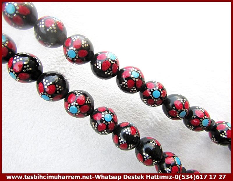 Abanoz Ağacı TesbihlerTM12298Full Gümüş Çalışma Mercan Firuze Gümüş Sentezi Küre Abanoz Tesbih Full Gümüş Çalışma Mercan Firuze Gümüş Sentezi Küre Abanoz Tesbih Berfin