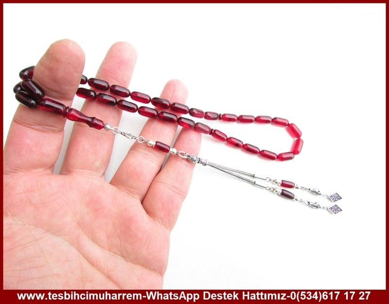 Bordo Kehribar TesbihlerTM10951Gümüş Tasarım Siyah Kırmızı Kırçıllı Kapsül Sıkma Kehribar Tesbih Herkes YaralıGümüş Tasarım Siyah Kırmızı Kırçıllı Kapsül Sıkma Kehribar Tesbih Herkes Yaralı