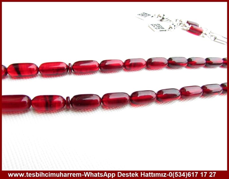 Bordo Kehribar TesbihlerTM10951Gümüş Tasarım Siyah Kırmızı Kırçıllı Kapsül Sıkma Kehribar Tesbih Herkes YaralıGümüş Tasarım Siyah Kırmızı Kırçıllı Kapsül Sıkma Kehribar Tesbih Herkes Yaralı
