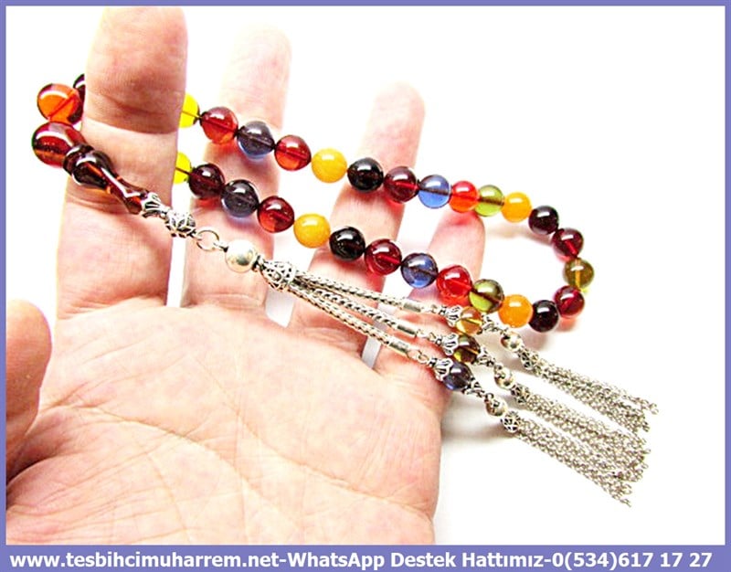 Günlük Çekim Palyaço Curcumix Sıkma Kehribar Tesbih Abıcanın