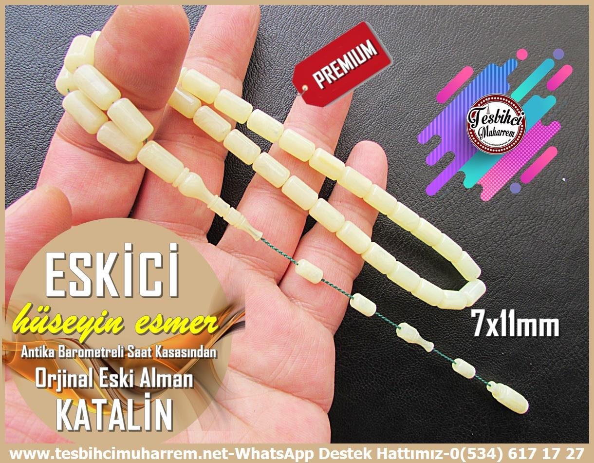 Katalin Ve Bağa TesbihlerTM13374Hüseyin Esmer Usta El İşçiliği Carvacraft Tespih | Katalin, Premium Çalışma, Kapsül Kesim, Antika Barometreli Alman Saat Kasasından 