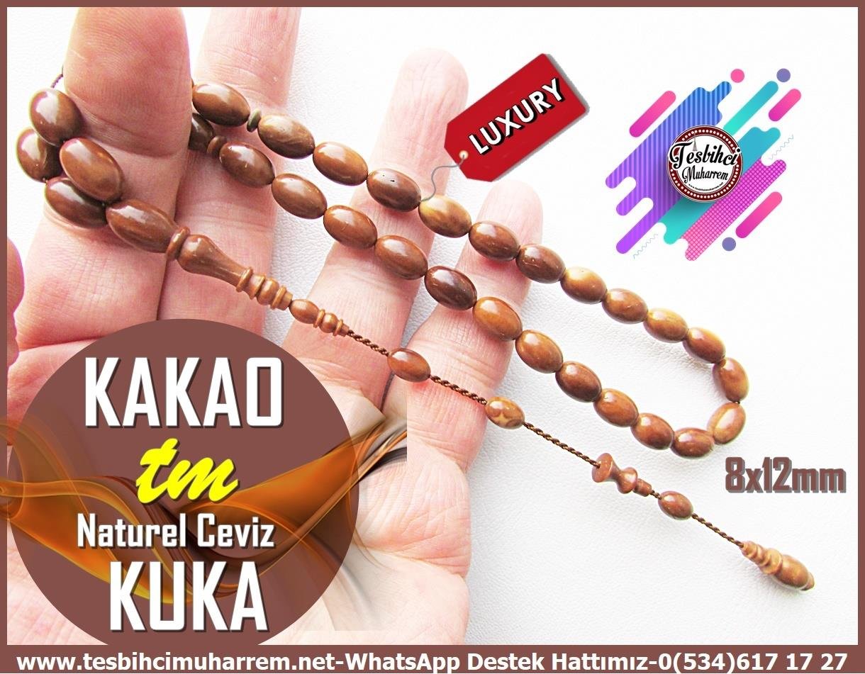 Kuka Ağacı TesbihlerTM13782İbrahim Kalaycı Usta El İşçiliği Tespih | Naturel Ceviz Kuka, Beyzi Kesim “Kakao”TesbihTespih Kuka l Doğal Ceviz Beyzi Kesim Kakao Tesbih