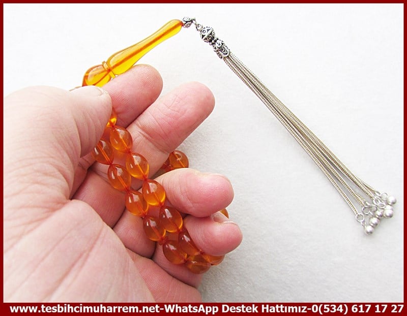 Sarı Ton TesbihlerTM11855İpek Gümüş Püsküllü Beyzi Kesim Turuncu Ateş Kehribar Tesbih Eskihisar İpek Gümüş Püsküllü Beyzi Kesim Turuncu Ateş Kehribar Tesbih Eskihisar 