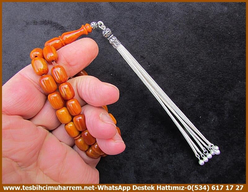 Katalin Ve Bağa TesbihlerTM12275İpek Gümüş Püsküllü Kahve Damarlı Eski Usül Katalin Tesbih Kahveci İpek Gümüş Püsküllü Kahve Damarlı Eski Usül Katalin Tesbih Kahveci