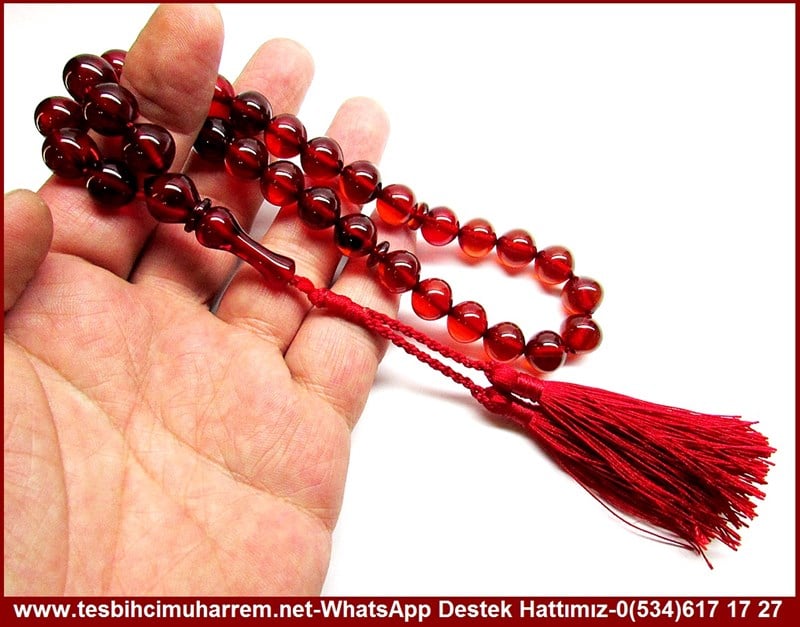 İskenderi Özel Çalışma Eski Döküm Osmanlı Usulü Ateş Kehribar Tesbih Ateş Parçası