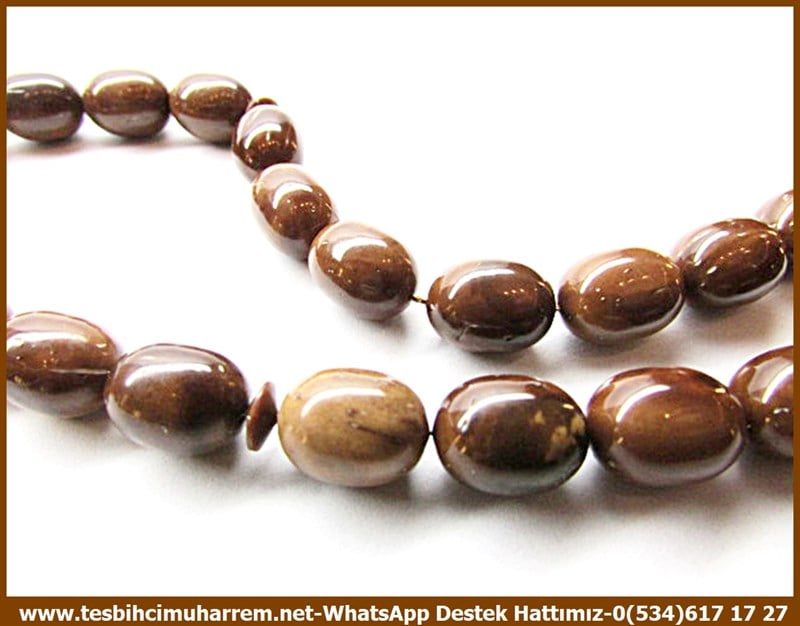 Kapsül Kesim Antiseptik Doğal Ceviz Özel Tasarım El İşçiliği Kuka Tesbih 3 Hilal