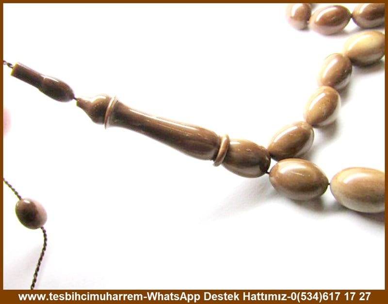 Kapsül Kesim Antiseptik Doğal Ceviz Özel Tasarım El İşçiliği Kuka Tesbih Lafza-ı Vav