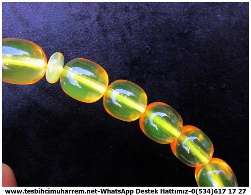 Hareli Damarlı Sarı Kehribar TesbihlerTM12463Katalin Tespih Saydam Neon Sarı İskender Model Celal Amca Tesbih Katalin Tespih Saydam Neon Sarı İskender Model Celal Amca Tesbih 