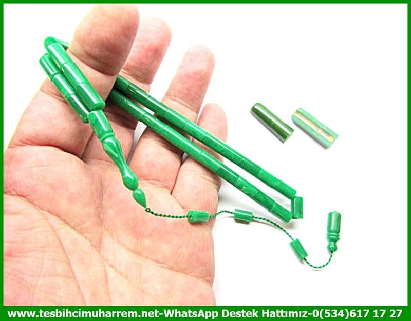 Kesme Model Eski Alman Yeşil Çubuk Katalin Tesbih Fenomen