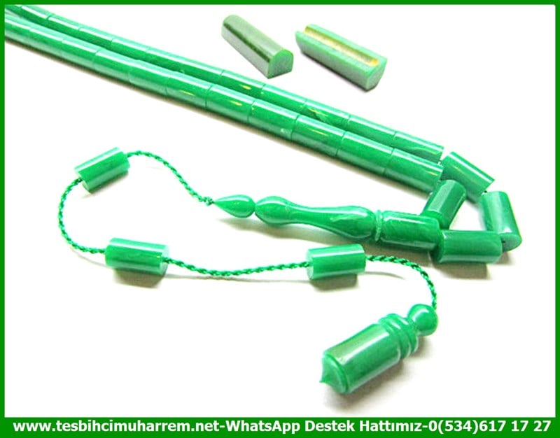 Kesme Model Eski Alman Yeşil Çubuk Katalin Tesbih Fenomen