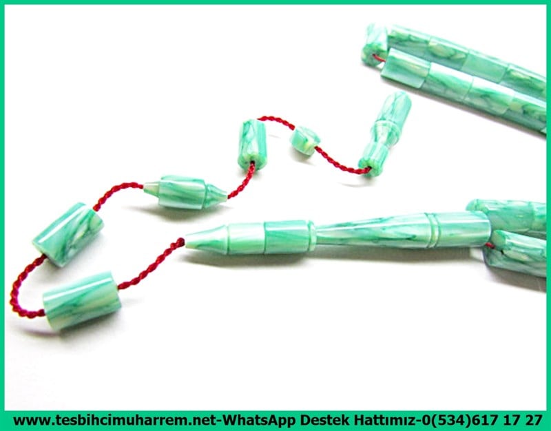 Kesme Model Sedefli Eski Fransız Sıkması Galalith Tesbih Saklı Bahçe