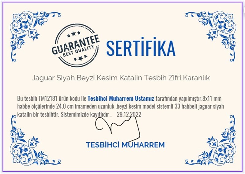 Katalin Ve Bağa TesbihlerTM12182Lacivert Kapsül Kesim Katalin Tesbih Emmoğlu Lacivert Kapsül Kesim Katalin Tesbih Emmoğlu 