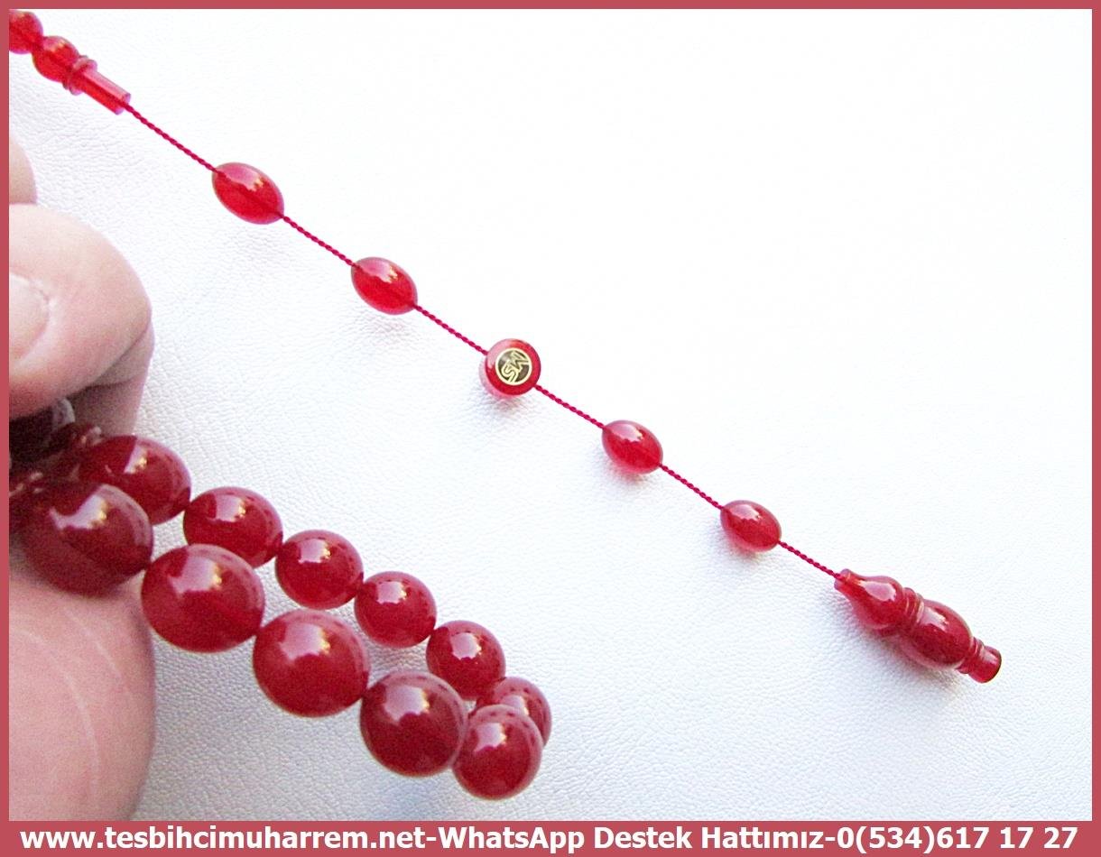 Katalin Ve Bağa TesbihlerTM13608Metehan Soylu Usta Tornası Tespih | Katalin, Sangria Kırmızısı, Özel Tasarım, Şişman Beyzi Kesim, 