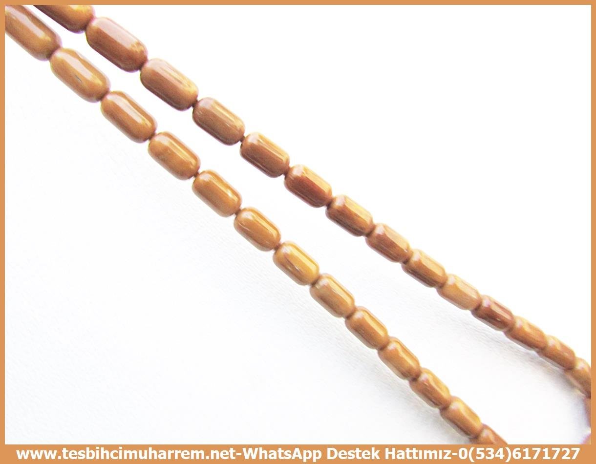 Kuka Ağacı TesbihlerTM13886Muhammet Kavaklıoğlu Usta El İşçiliği Tespih | Doğal Lifsiz Kuka, El Boy Kapsül Kesim, 