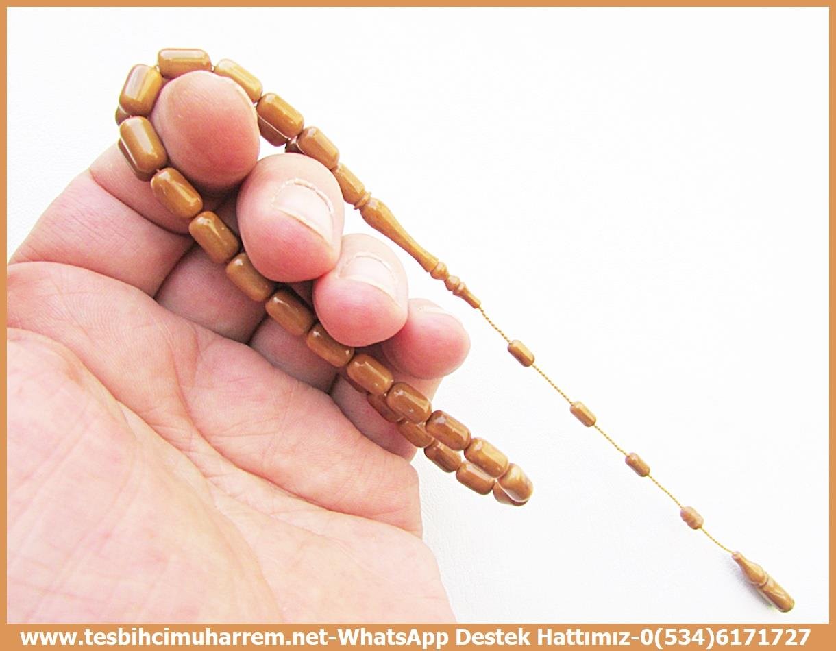 Kuka Ağacı TesbihlerTM13886Muhammet Kavaklıoğlu Usta El İşçiliği Tespih | Doğal Lifsiz Kuka, El Boy Kapsül Kesim, 